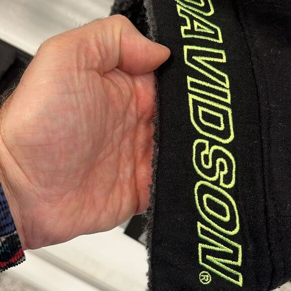 New Harley-Davidson Willie G Ear Flap Punisher Sherpa Fitted Winter Baseball Cap - Picture 7 of 10